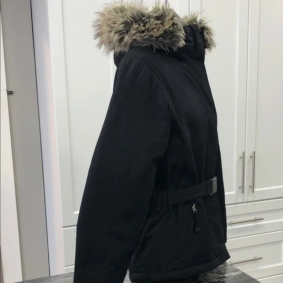 The North Face Black GooseDown Jacket – Detachable Faux Fur Hood – Women’s Small - Picture 8 of 12